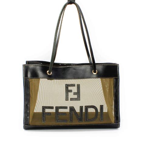 fendi mesh tote